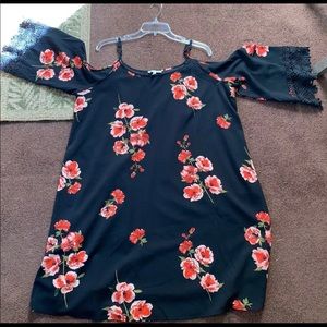 Floral print dress